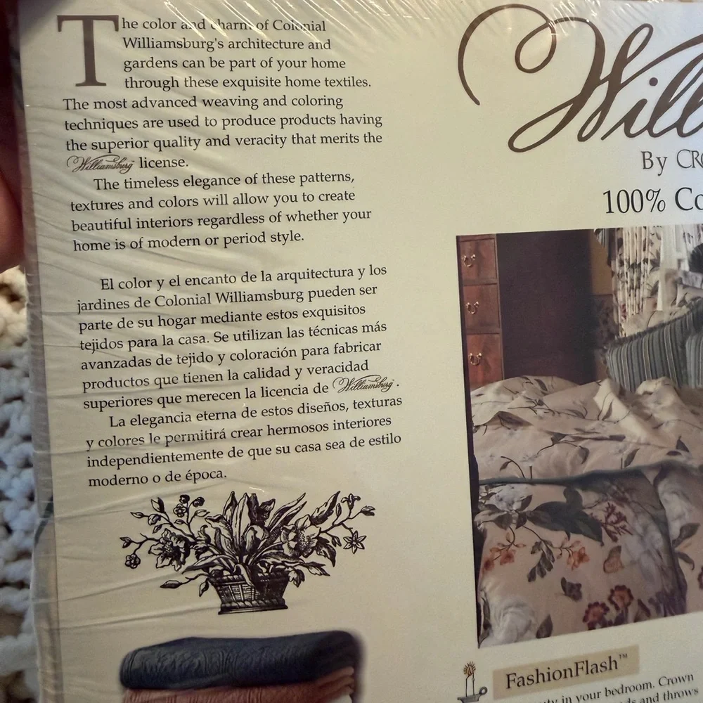 Williamsburg by Crown Crafts twin cotton